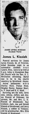 James Levon Kizziah (1942-1967)