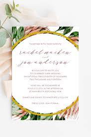 Protea Wedding Invitation Templates Ficus And Fig Design Is An Australian Boutique W Wedding Invitations Australia Wedding Stationery Wedding Stationery Paper