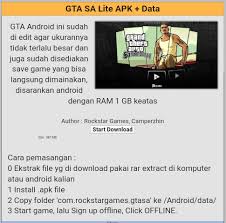 Download Gta Lite Indonesia Apk Size Kecil Di Android 100 Gratis Jeesher Blogs
