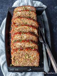 Place roaster on one of the lower racks and bake at 325 degrees fahrenheit for 2 1/2 hrs. The Best Classic Meatloaf Recipe The Noshery