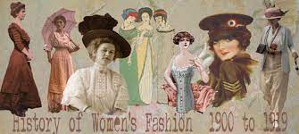 History Of Womens Fashion 1900 To 1919 Glamour Daze