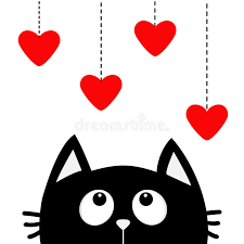 Casque et des coeurs illustration.colorier et imprimer cette image d'un chat avec plein de cœurs et de fleurs. Chat Coeur De Dessin Valentine Stock Illustrations Vecteurs Clipart 3 345 Stock Illustrations