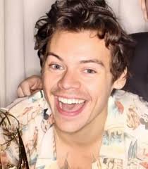 Harry Styles Smiling at The Camera