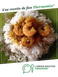 Crevettes Sauce Curry My Recette Recette Thermomix Recette Plat Principal