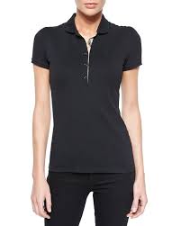 Burberry Peter Pan Collar Polo Shirt Polo Outfit Burberry Black Polo Shirt