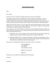 Answer the following questions to request a copy, revision, or void of a u.s. Sample W 9 Request Letter Doc Sample W 9 Request Letter Date Dear Vendor Enclosed Is Form W 9 Request For Taxpayer Identification Number And Course Hero