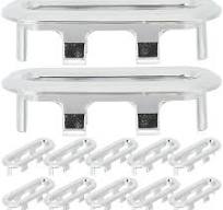 12pcs Sink Overflow Ring Washing Basin Ring Replacement ...
