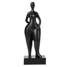 Amazon.com: Eudatrwe Fat Woman Abstract Sculpture Creative Abstract Figure  Sculpture Naked Woman Statue Office Sculpture Home Decor, Suitable for  Living Room Bedroom Wine Cooler Office,Black 6 : Home & Kitchen
