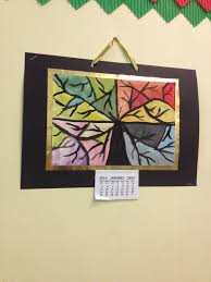 Calendars Inspired By Pinterest 4 Seasons With Tree Calendar Craft Kids Calendar Calendar Ideas For Kids To Make