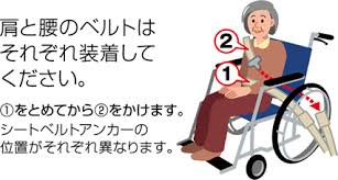 車椅子でのシートベルト - 有限会社 間宮モーター商会 0242-27-1276