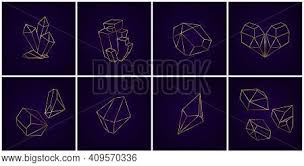 The most commonly chosen shape, round diamonds have been researched by gemologists more than any other variation. Gold Geometric Vector Photo Free Trial Bigstock