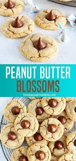 Peanut Butter Blossoms Easy Kiss Cookies Are Soft Peanut Butter Cookies With Ch Peanut Butter Blossoms Soft Peanut Butter Cookies Peanut Butter Blossoms Recipe