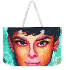 Audrey Hepburn Colorful PoP Art Style Original Painting #1 Sticker by Megan  Aroon