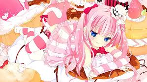 Hd Wallpaper Anime Anime Girls Pink Hair Blue Eyes Long Hair Hat Original Characters Wallpaper Flare Pink hair blue eyes anime characters. hd wallpaper anime anime girls pink
