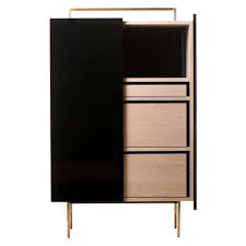 Maybe you would like to learn more about one of these? 759l Tall Trunk Cabinet In Black Lacquer White Oiled Oak By De La Espada At The Conran Shop