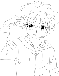 Sep 21, 2020 · if you're an anime fan who digs men, you might have thought about which anime characters you'd want as a husband. Anime Killua Coloring Pages Coloring Home