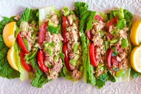 Ree drummond, the pioneer woman, has a ton of delightful recipes that are all ready in 16 minutes or less. Tuna Salad Lettuce Wrap Tasty Kitchen A Happy Recipe Community
