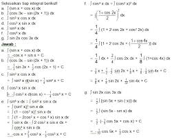 Contoh soal soal integral dan pembahasannya. Contoh Soal Trigonometri