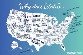 Ever Wonder What People Think Of Your Home State Check Out Google S Map Of Commonly Asked Questions About Each State Funny Maps Map U S States