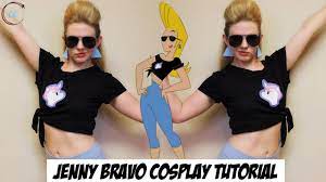 JENNY BRAVO Cosplay, Hair, & Makeup Tutorial - YouTube