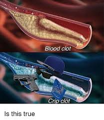 Blood Clot Crip Clot Is This True Crips Meme On Me Me