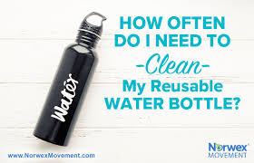 If the mold is hard or dried on, you might want to fill it with hot water and a little bit of dish soap and let it sit for about 20 minutes.1 x research source. How Often Do I Need To Clean My Reusable Water Bottle