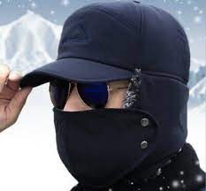 Supplex Mountain Wear Men S Cotton Thermal Bomber Winter Hat Warm Windproof Cap In 2020 Mountain Wear Winter Hats How To Wear