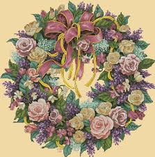 Counted cross stitch free wreath patterns. Buy Online Free Delivery Top Quality Popular Counted Cross Stitch Kit Wreath Of Roses Christmas Wreath Garland Dim 3837 Alitools