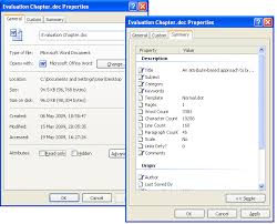 Watch acrobat automatically convert the file. 1 Generic Built In File Properties For A Microsoft Word File In Windows Xp Download Scientific Diagram