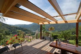 Die freistehende pergola sakura ist durch das leicht gebogene glasdach und die moderne aluminium konstruktion ein echter hingucker. Uberdachung Willmann Gmbh Glasgalerie Buggingen