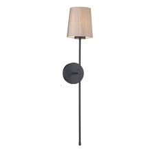 We did not find results for: Tall Single Wall Light In Black With Truffle Silk Shade
