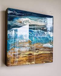 The High Gloss Finish On This Piece Is Absolute Perfection Our Brand Ambassador Resinista Did An Incredible Job And We Re Abstract Resin Art Fluid Art Art