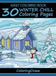 Our free coloring pages for adults and kids, range from star wars to mickey mouse. Amazon Com Adult Coloring Book 30 Winter Chill Coloring Pages 4 Colorful Seasons 9788365560179 Coloringcraze Books