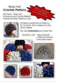 Official billy f gibbons of zz top. Nudu Hat Crochet Pattern By Cosmosicula