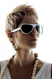 Short Hair Long Sideburns Google Search Trendy Short Haircuts Short Hair Styles Super Short Hair