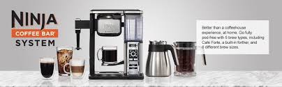 Ninja coffee bar brewer system with stainless thermal carafe (cf097) see more info. Ninja Cf097 Coffee Bar Auto Iq Programmable Coffee Maker With 6 Brew Sizes 5 Brew Options Milk Frother Removable Water Reservoir Stainless Carafe Klatchit