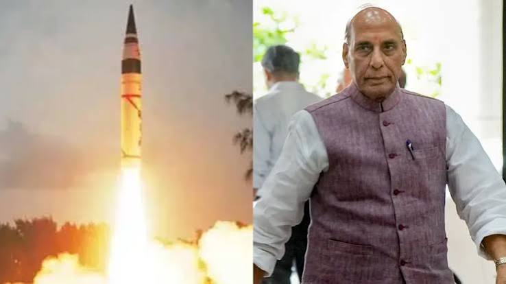 भारत ने किया अग्नि-4 बैलिस्टिक मिसाइल का सफल परीक्षण, रक्षा मंत्री राजनाथ सिंह ने भी दी बधाई - India TV Hindi