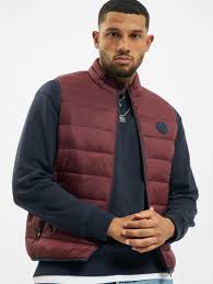 Choisissez votre modèle en uni avec des coloris qui suivent les tendances actuelles. Vestes Sans Manches Homme Jack Jones Jjemagic Bodywarmer Collar Rouge Veste Sans Manche Vin Rouge Cartetamtam