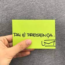 Maybe you would like to learn more about one of these? Um Cartao Porque Ser Pai E Ser Presente Em Todos Os Facebook