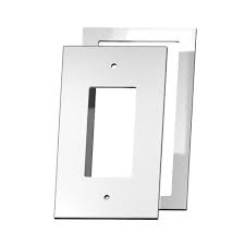 Free shipping on orders of $35+ and save 5% every home baby all delivery options same day delivery include out of stock blank wall plates cable wall. Mirredge Chrome 1 Gang 1 Decorator Rocker 1 Duplex Wall Plate 1 Pack 30102 The Home Depot