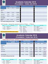 The class schedule shows what part of term each course is scheduled in to. Utp Academic Calendar 2019 Academic Term Educational Institutions