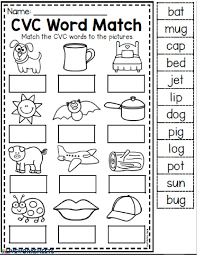 Cvc Words Interactive Worksheet In 2020 Cvc Words Worksheets Cvc Words Cvc Words Kindergarten