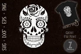 Download Sugar Skull Funny Halloween White Graphic By Zemira Creative Fabrica PSD Mockup Templates