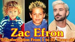Alongside his acting career, zac is also famous for his amazing fitness transformations. Zac Efron Transformation From 1 To 31 Years Old Youtube
