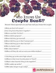 Use it or lose it they say, and that is certainly true when it comes to cognitive ability. Free Printable Who Knows The Couple Best Anniversary Game