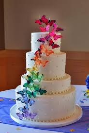Wedding Cakes Rainbow Wedding Cake Simple Wedding Cake Romantic Wedding Cake