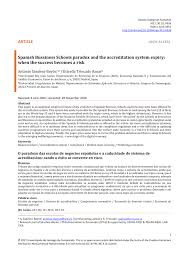 A free inside look at company reviews and salaries posted anonymously by employees. Pdf Spanish Bussiness Schools Paradox And The Accreditation System Expiry When The Success Becomes A Risk