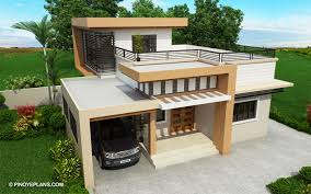 Kassandra Two Storey House Design With Roof Deck Pinoy Eplans House Roof Design 2 Storey House Design One Storey House