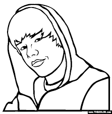 Here are some pictures of justin bieber to print and color. Justin Bieber Coloring Page Online Coloring
