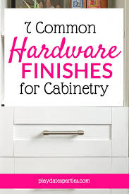 5 out of 5 stars. The 7 Most Common Cabinet Hardware Finishes
